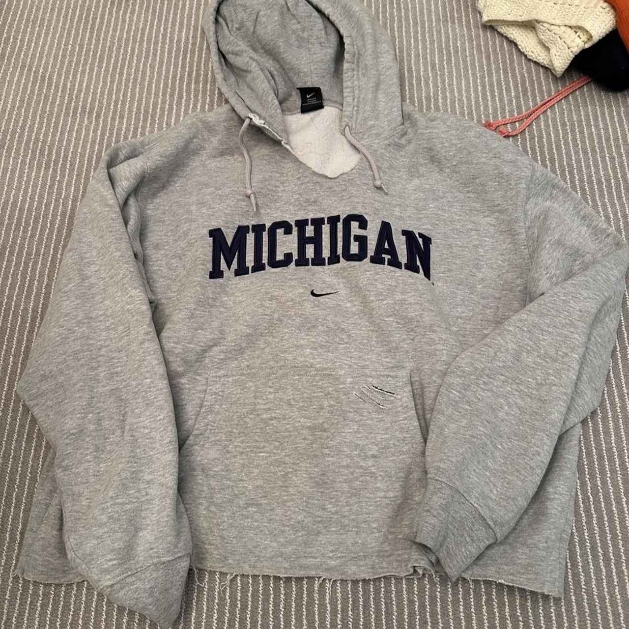 Vintage Michigan Sweatshirt! Oversized fit and in... - Depop