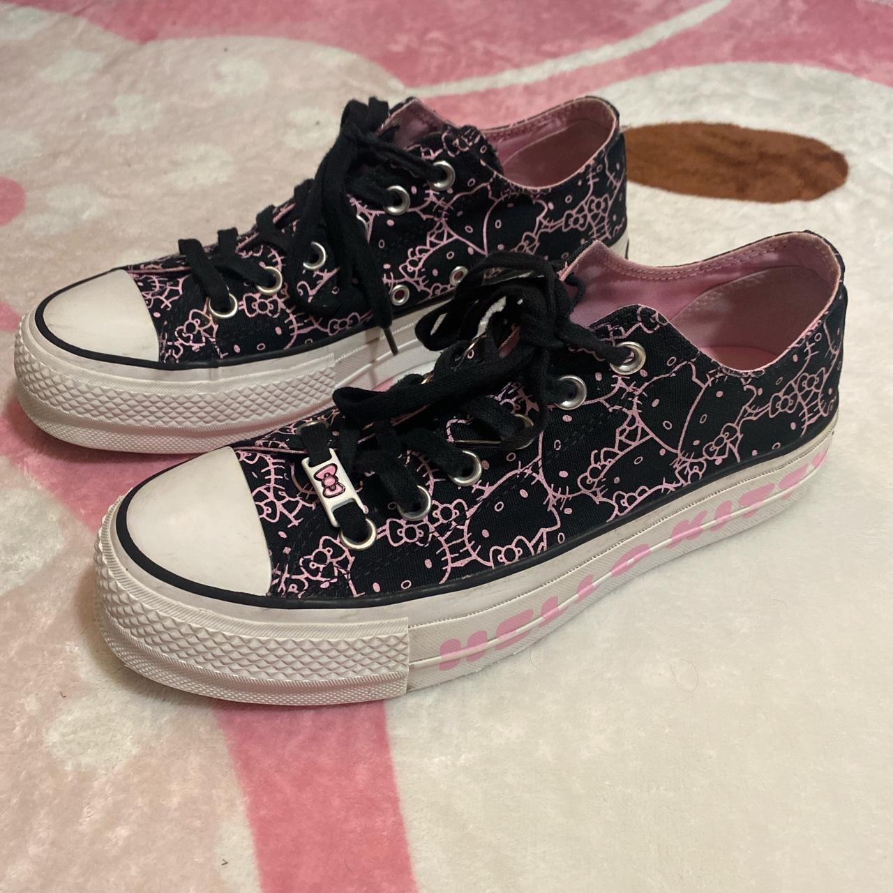 Hello kitty converse platform hotsell