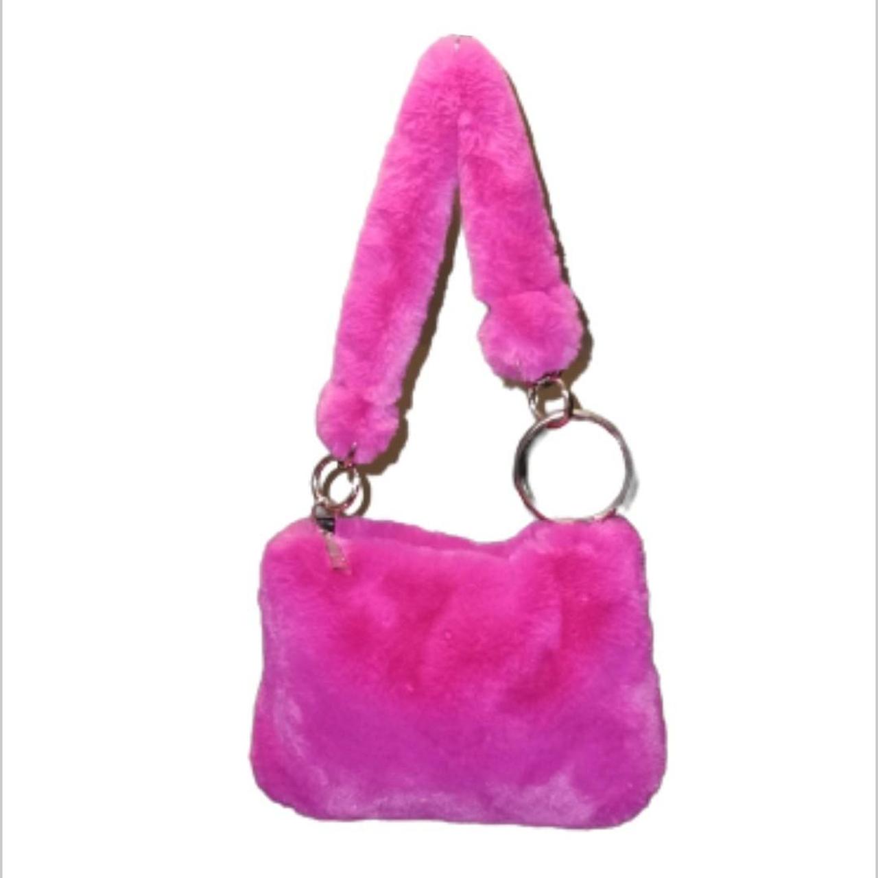 Teddy Topshop Pink Fur Bag Topshop Handbag