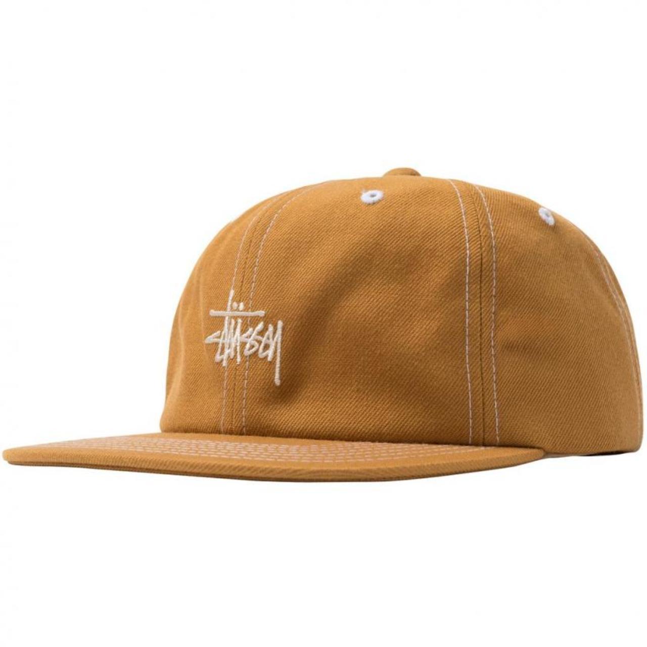 STUSSY CONTRAST STITCH DENIM STRAPBACK...