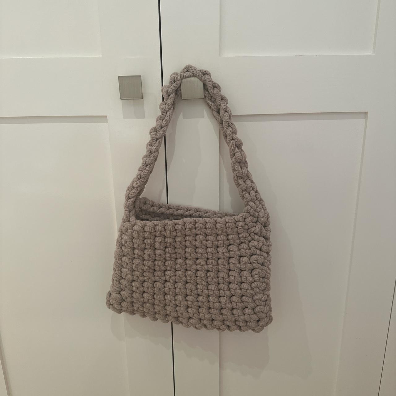 Handmade crochet knot bag from Etsy. Open to offers.... - Depop