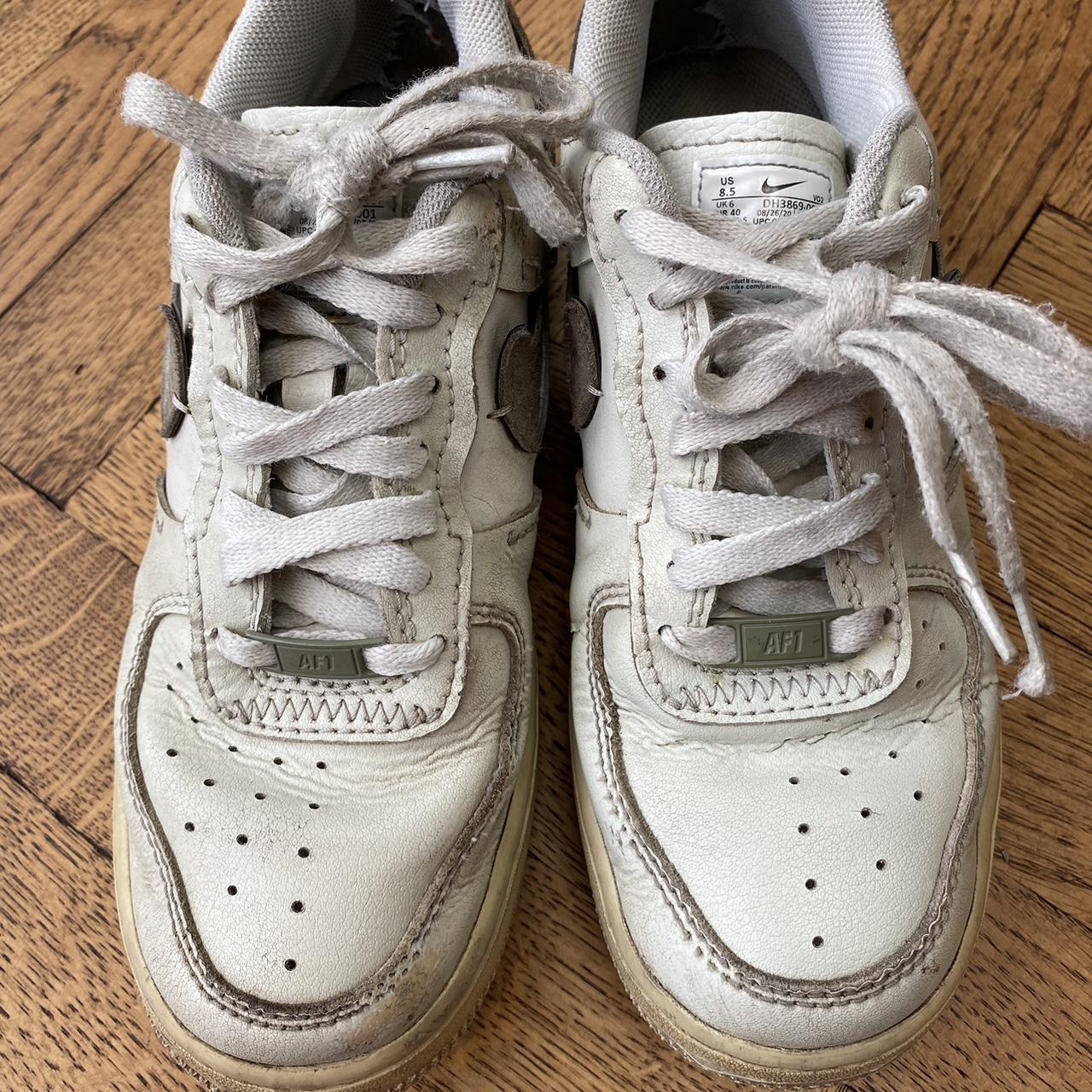 Air force 1 cream tick best sale