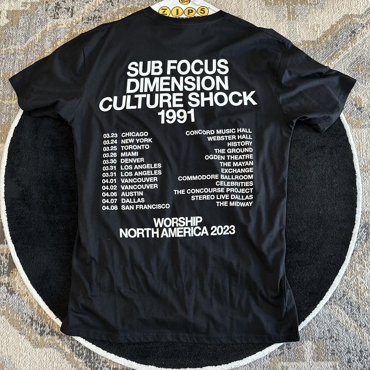 Worship 2023 Tour Sub Focus Dimension Culture Shock | Depop