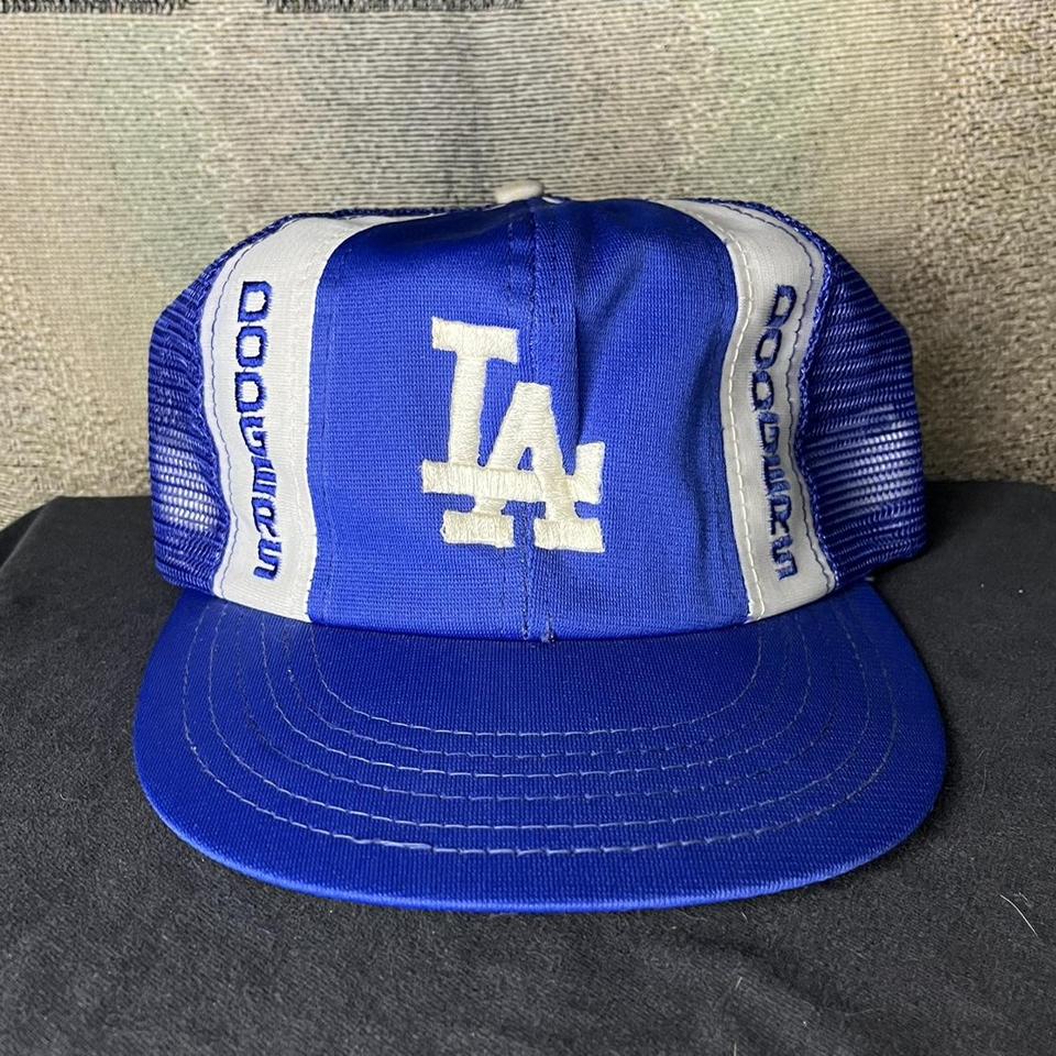 LA Dodgers Trucker Hat Color: Orange Condition: - Depop