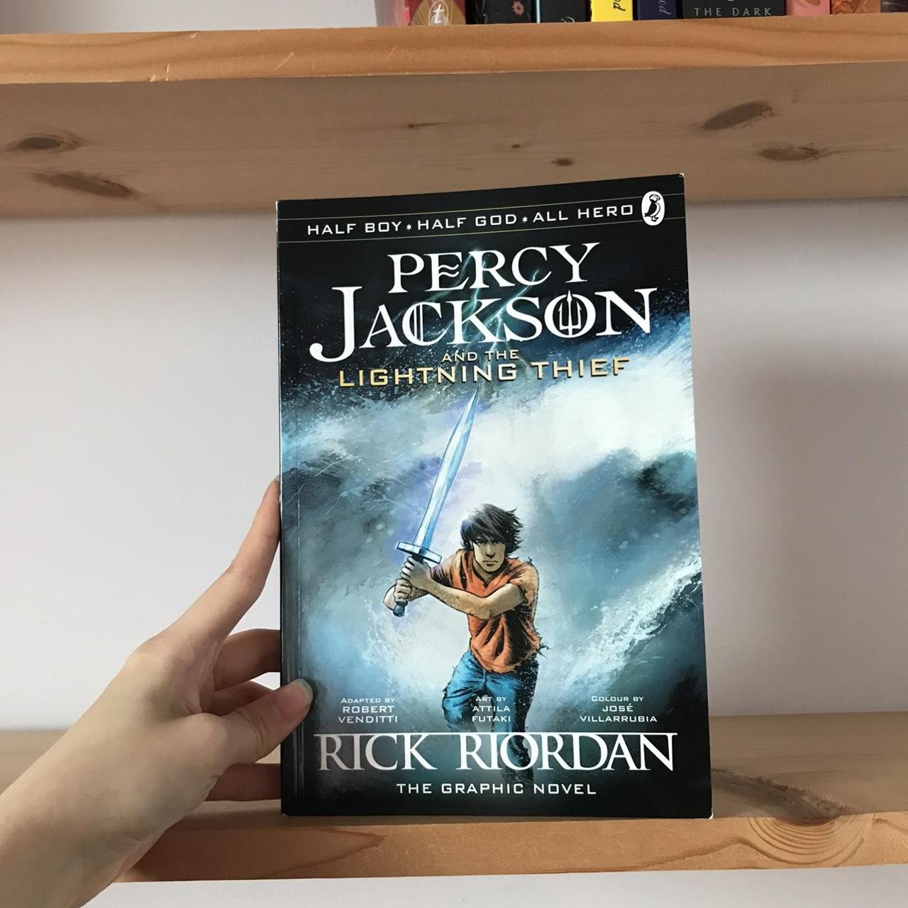 Percy Jackson Graphic Novels 1 3 All Read Once In Depop