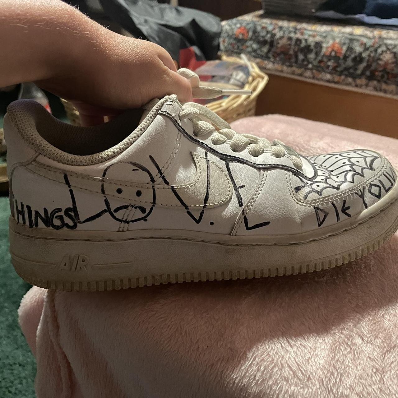 As is Lil Peep inspired Air force 1 s I designed