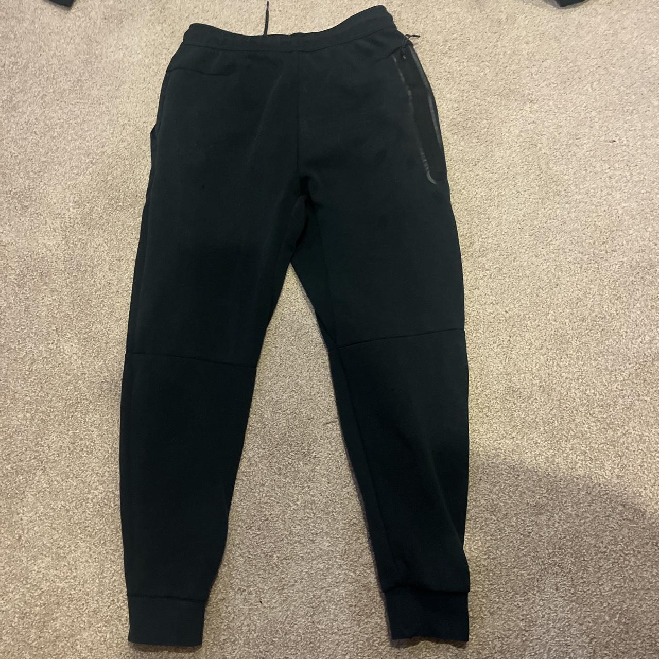 Nike black old season tech fleece joggers Size... - Depop