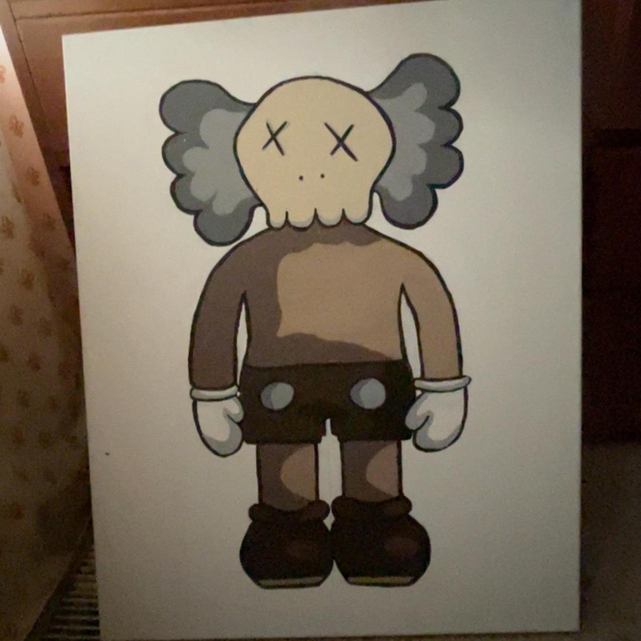 KAWS Paint Splash Canvas – Hyped Art