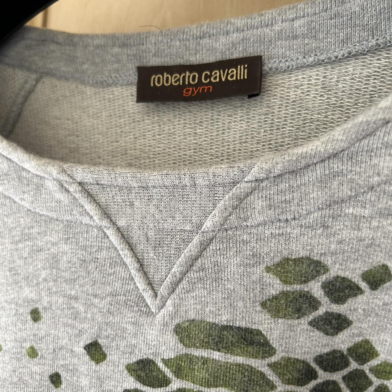 Roberto Cavalli sweat shirt in excellent condition... - Depop