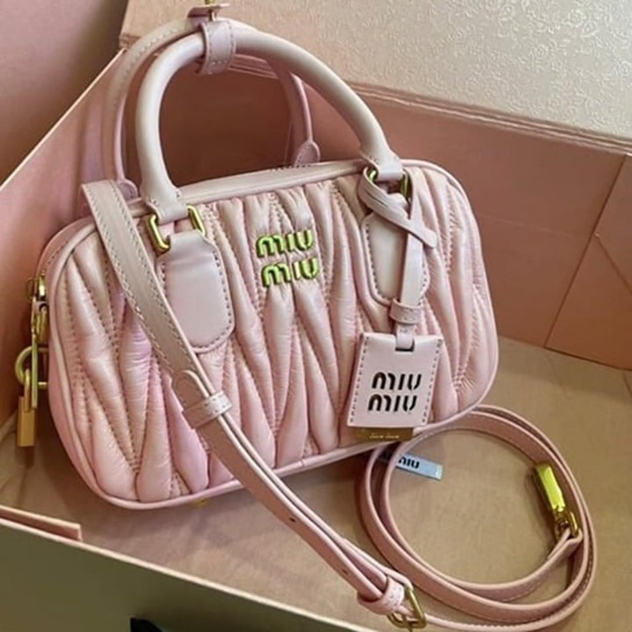 bag NWT miu miu bag. Beautiful pastel pink color. | Depop