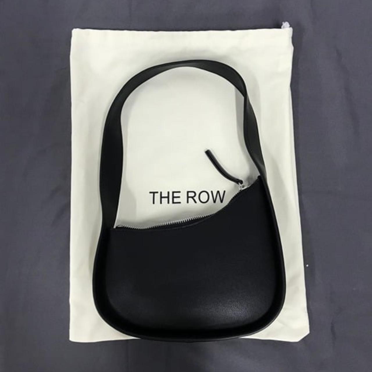 The Row Half Moon Bag in Leather Black New with | Depop