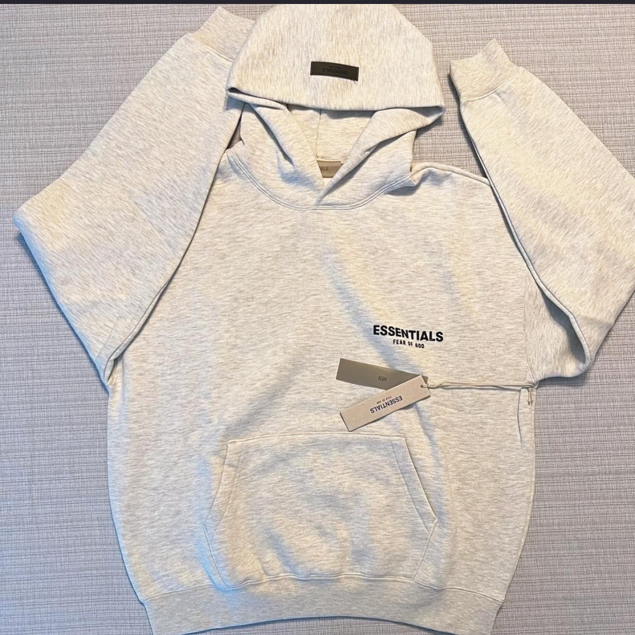 Depop essentials hoodie sale