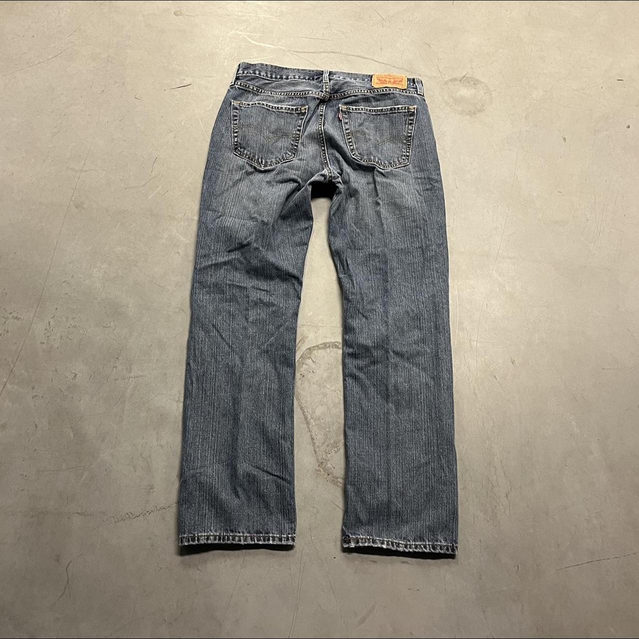 Vintage 90’s Blue Washed Levi’s Jeans Size:... - Depop