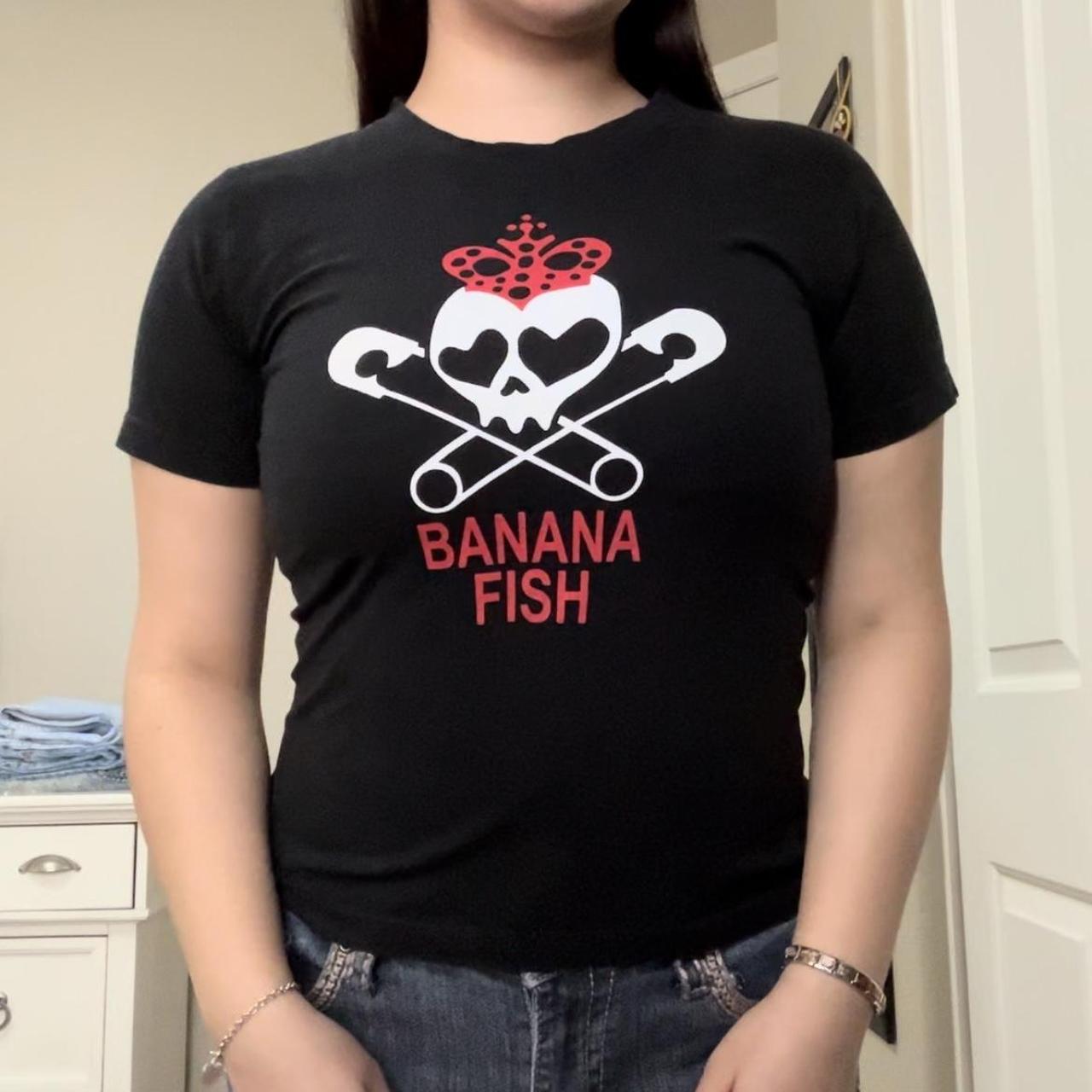 Y2K “Banana Fish” Babytee no size, fits like an... Depop