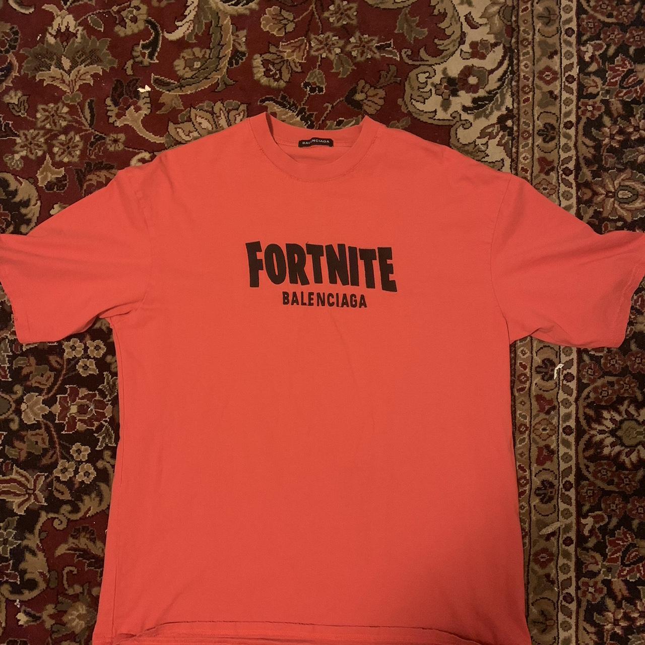 Fortnite Balenciaga Tee Size L - Depop