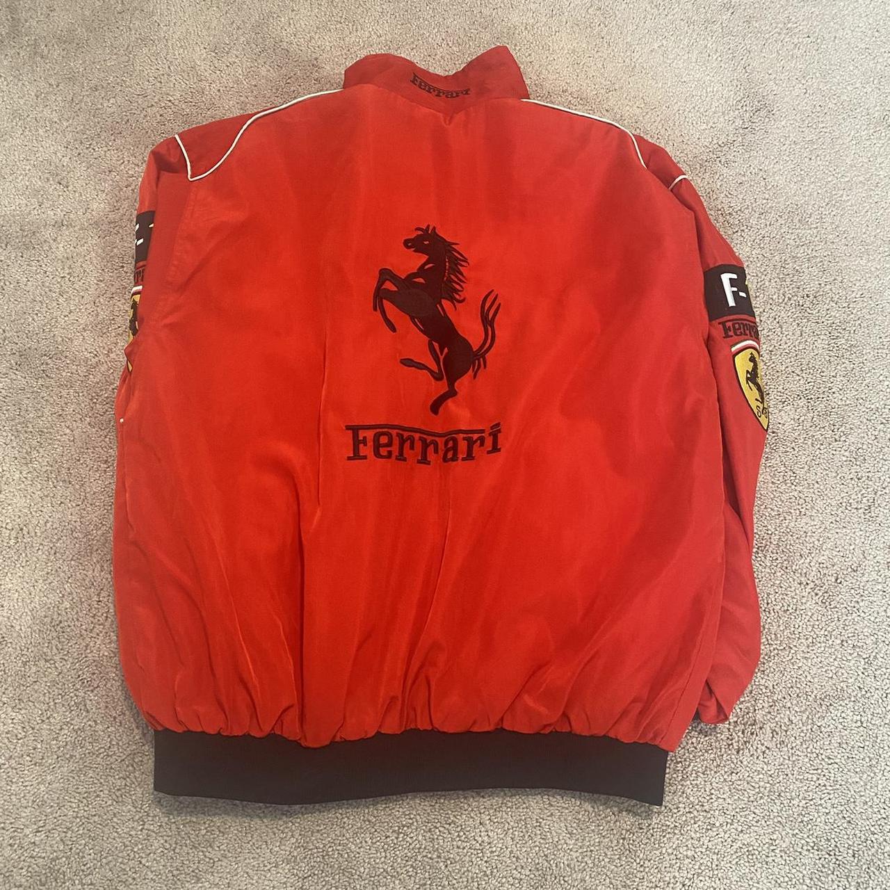 Ferrari Men's Red and Black Jacket (2)