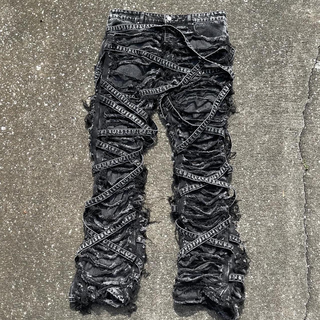 🕷️”VENIM” *deadstock* double layered washed cotton... - Depop