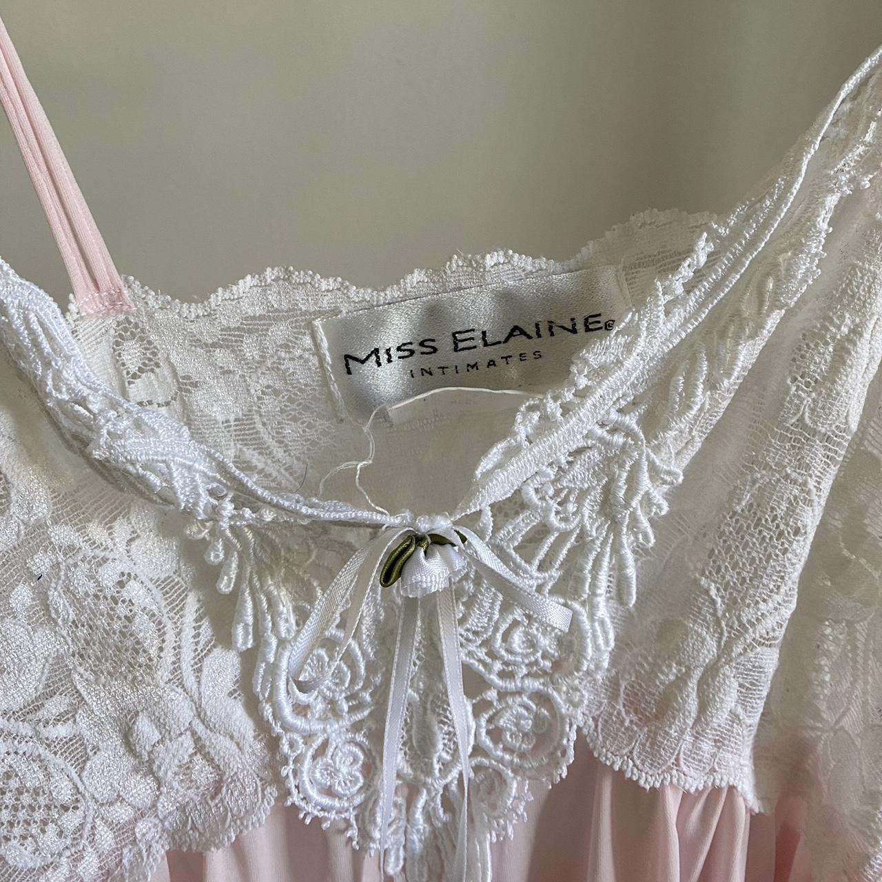 Miss Elaine Women's Pink and White Nightwear (3)