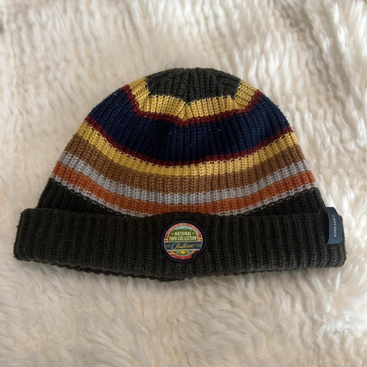 Pendleton Men's Beanies - Multi/Green – Pendleton… - image 1