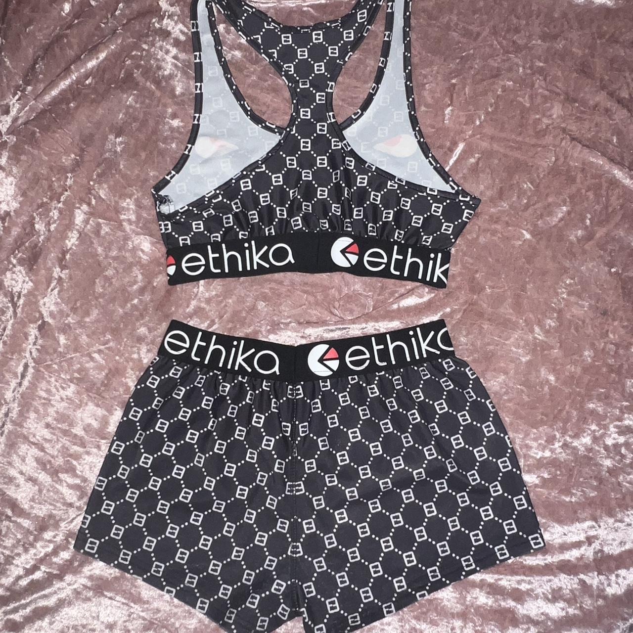 Ethika Women's Navy Shorts Depop