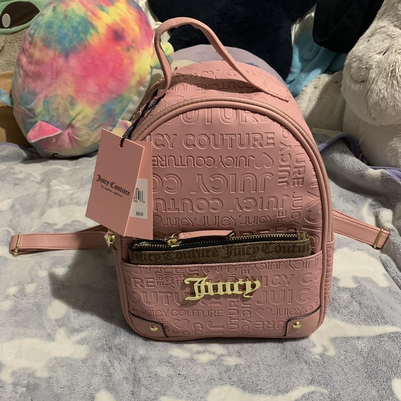 Juicy couture small backpack The backpack brings a - Depop