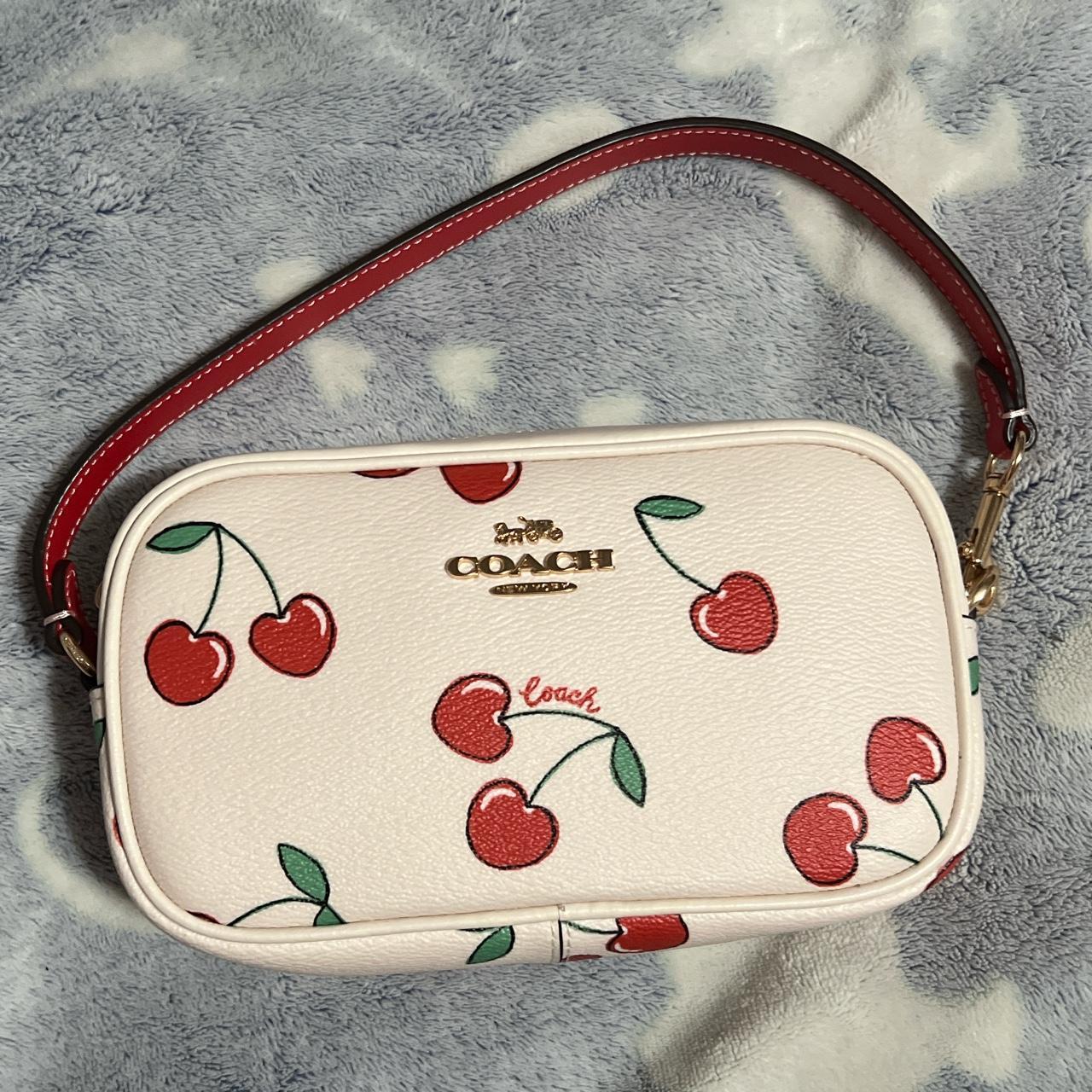 Coach Jamie Camera Bag with Heart Cherry Print