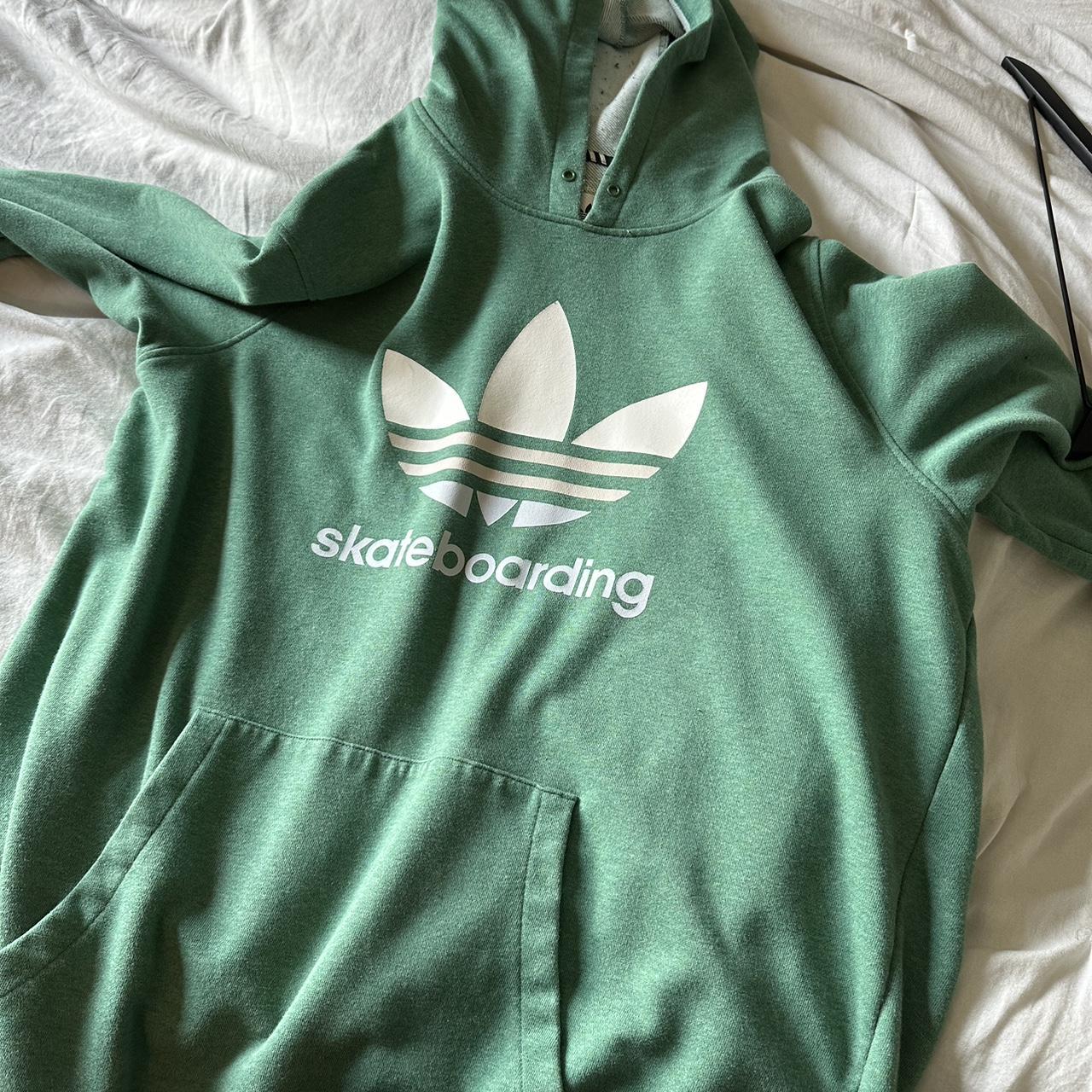 Vintage adidas skateboarding hoodie . . No stains or... Depop