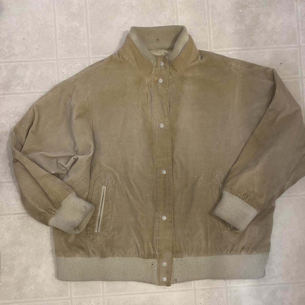 Men's Tan and Cream Jacket | Depop