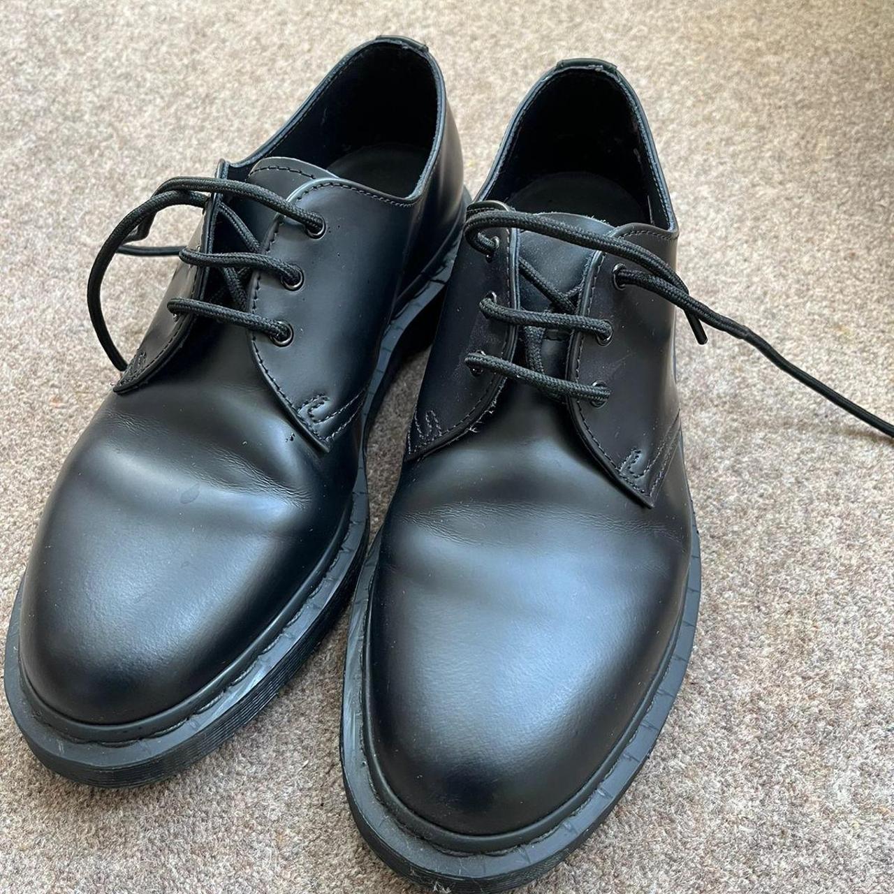 Dr Martens 1461 Mono Smooth Leather Oxford... - Depop