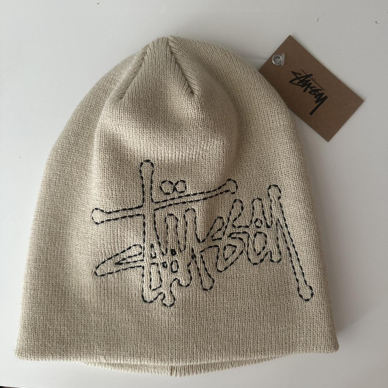 Stussy stitch basic logo skull cap brand new with - Depop