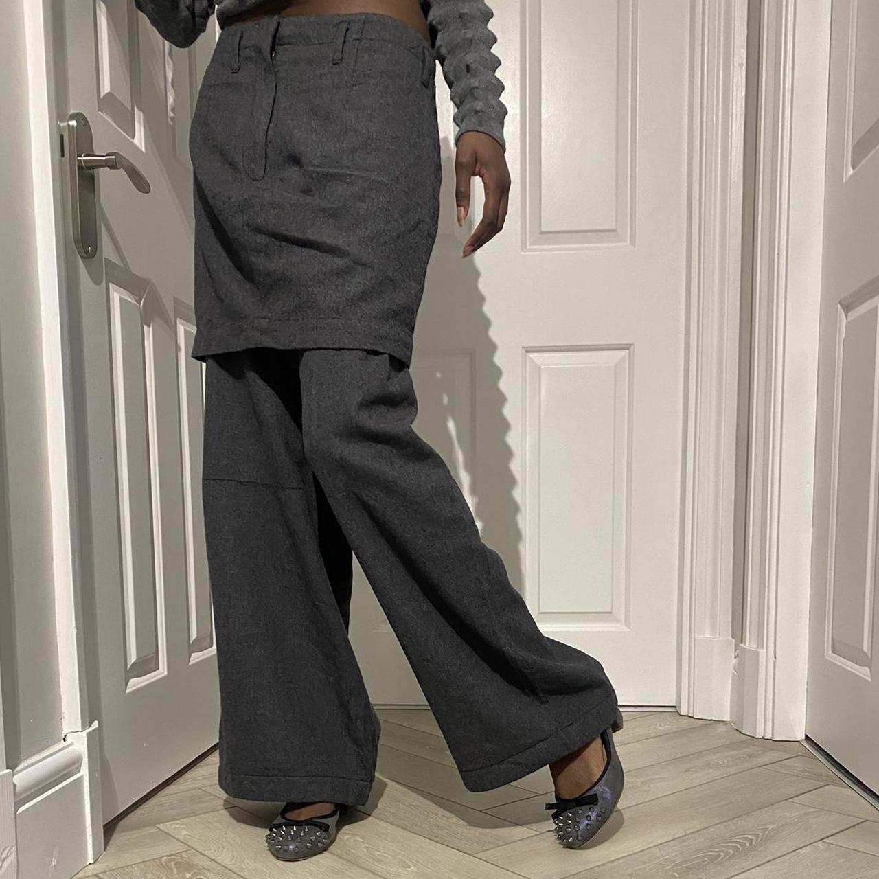 パンツ Archive Maison Margiela Wide Slacks Insane Vintage Margiela x H&M Skirt Trousers 🌀 Such | Depop