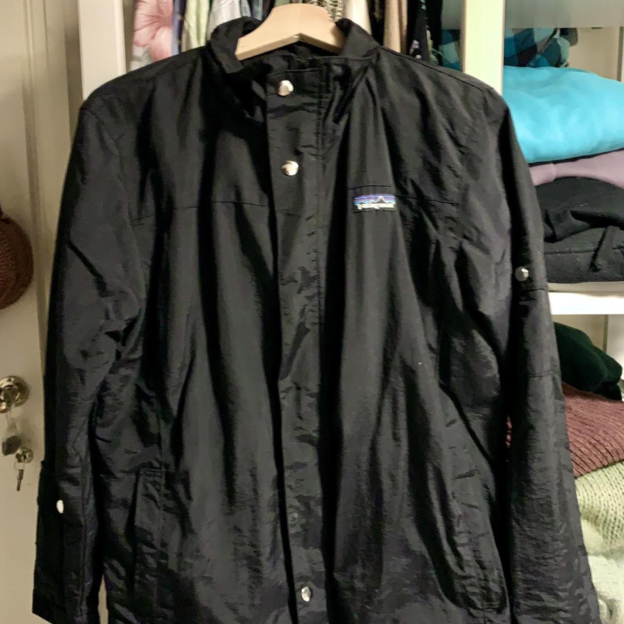 Patagonia Men's Black Jacket | Depop