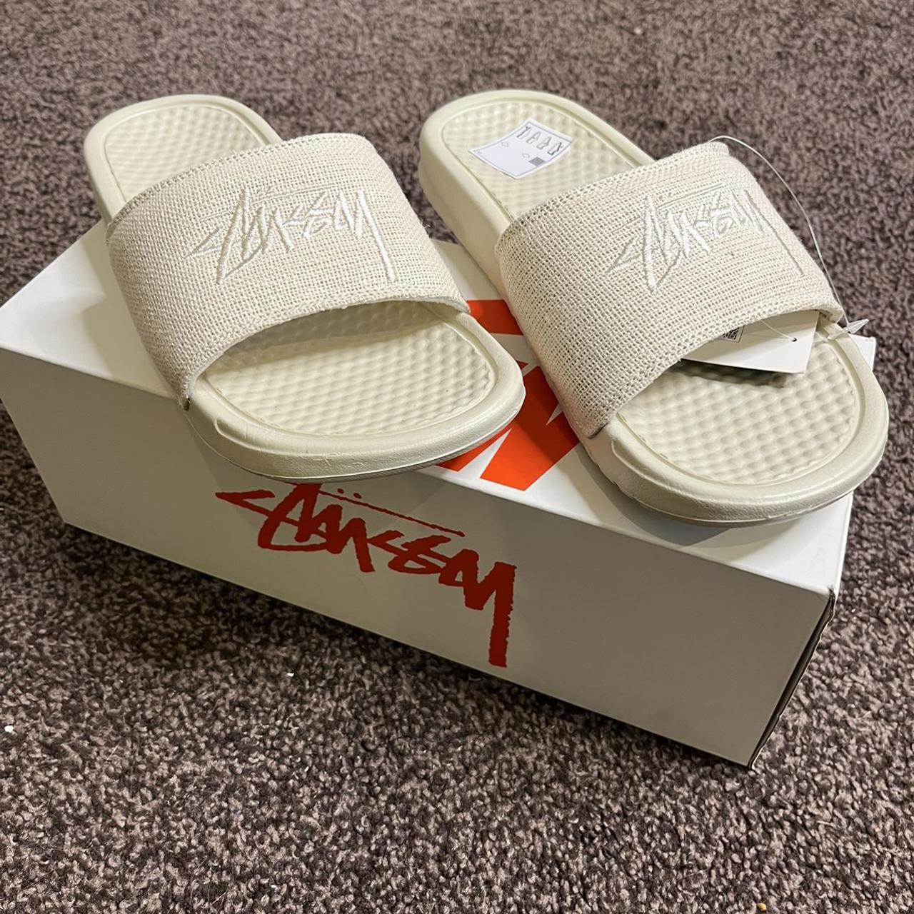 benassi stussy slides resell
