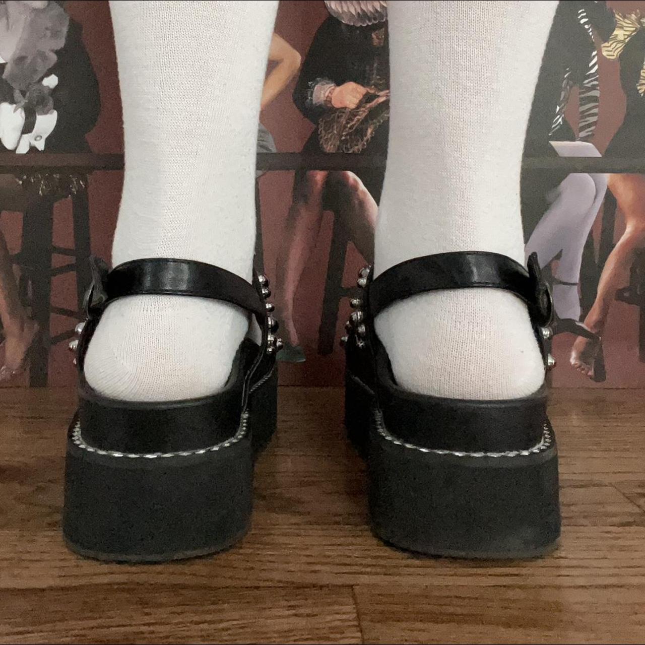 Demonia Women's Black Sandals (6)
