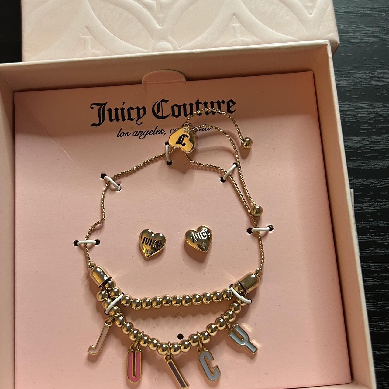 Brand new juicy couture jewelry set with charm - Depop
