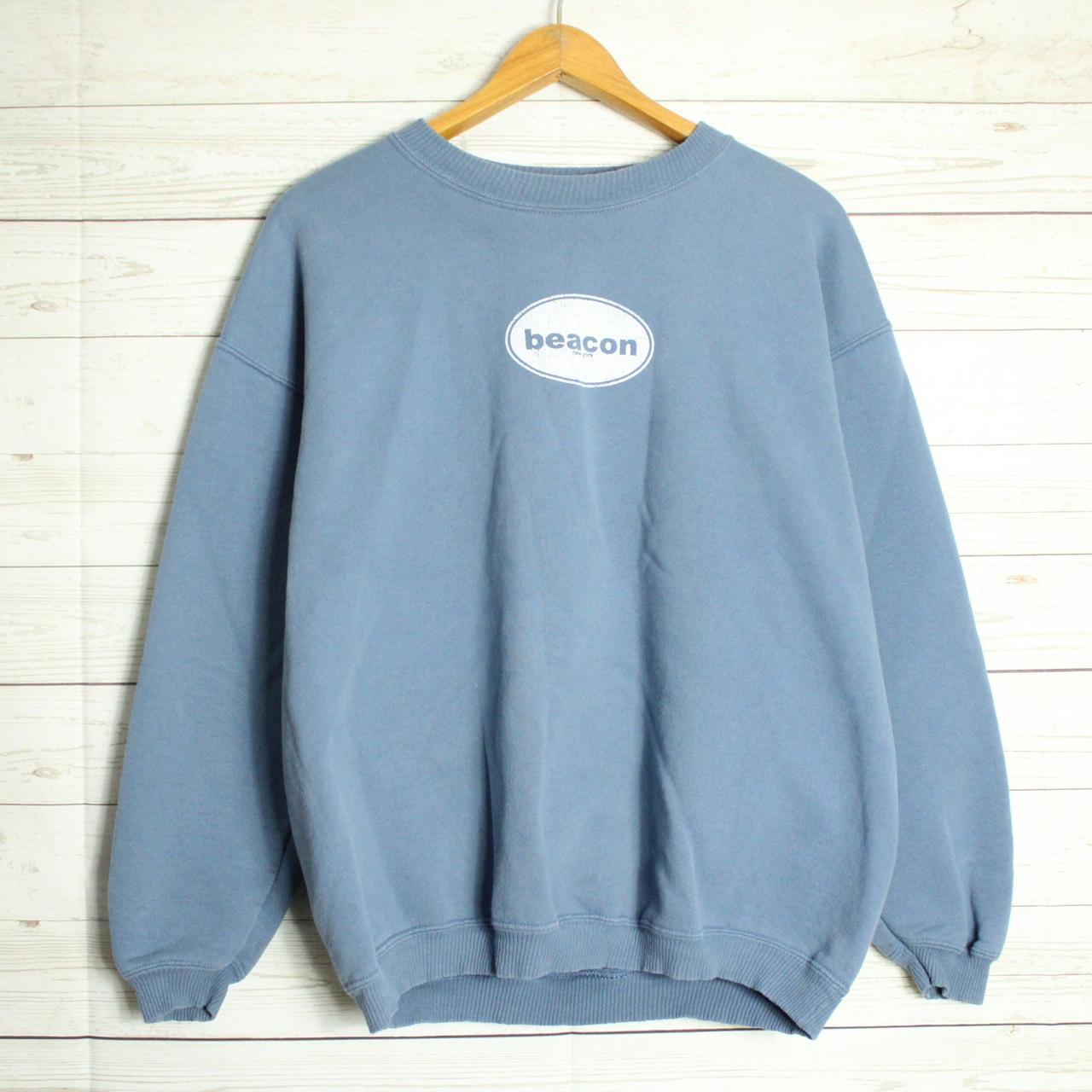 Vintage Beacon New York Crewneck Sweatshirt... - Depop