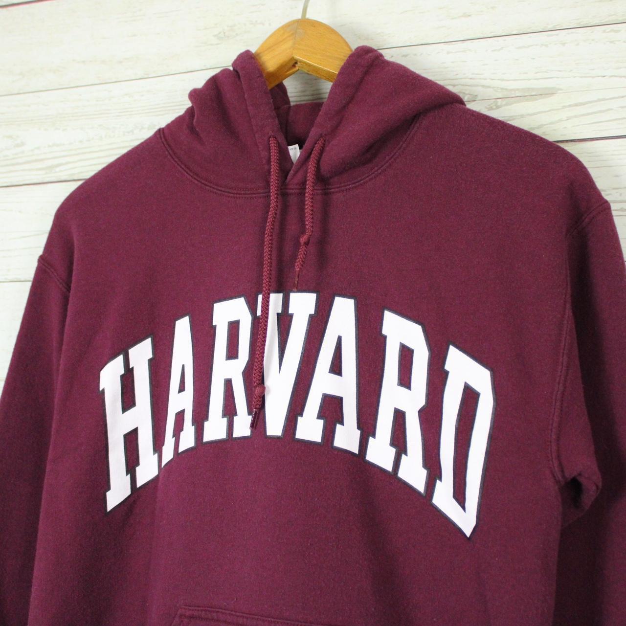 Vintage Harvard University Hoodie 00s Size Small... - Depop