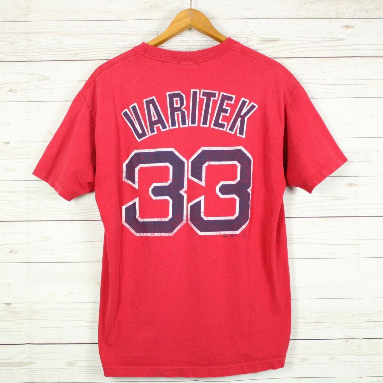 Vintage Y2K Boston Red Sox Jason Varitek - Depop