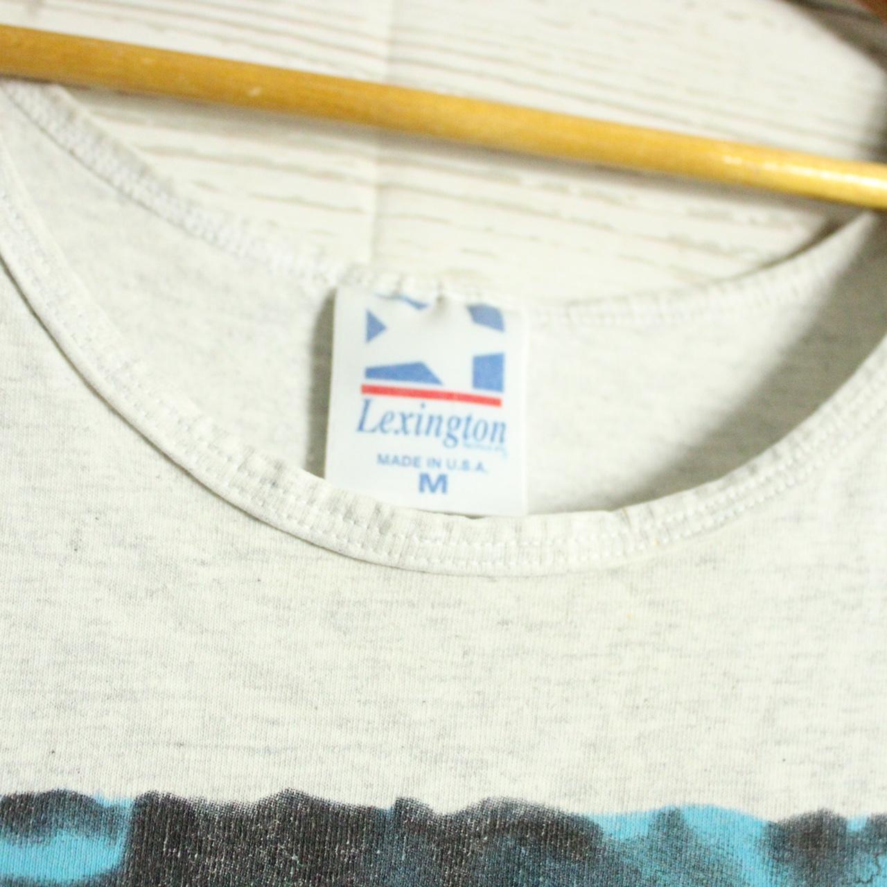 American Vintage Men's Grey and Blue Vest (3)