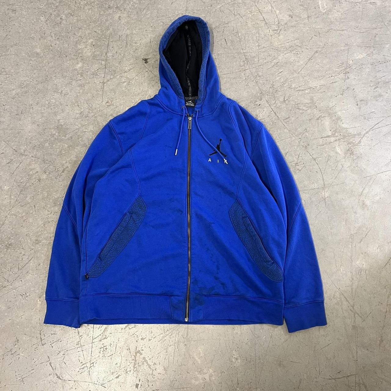 Royal blue and discount black jordan hoodie