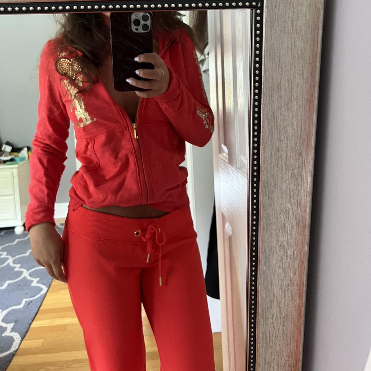 Red Juicy Couture tracksuit #y2kfashion Depop