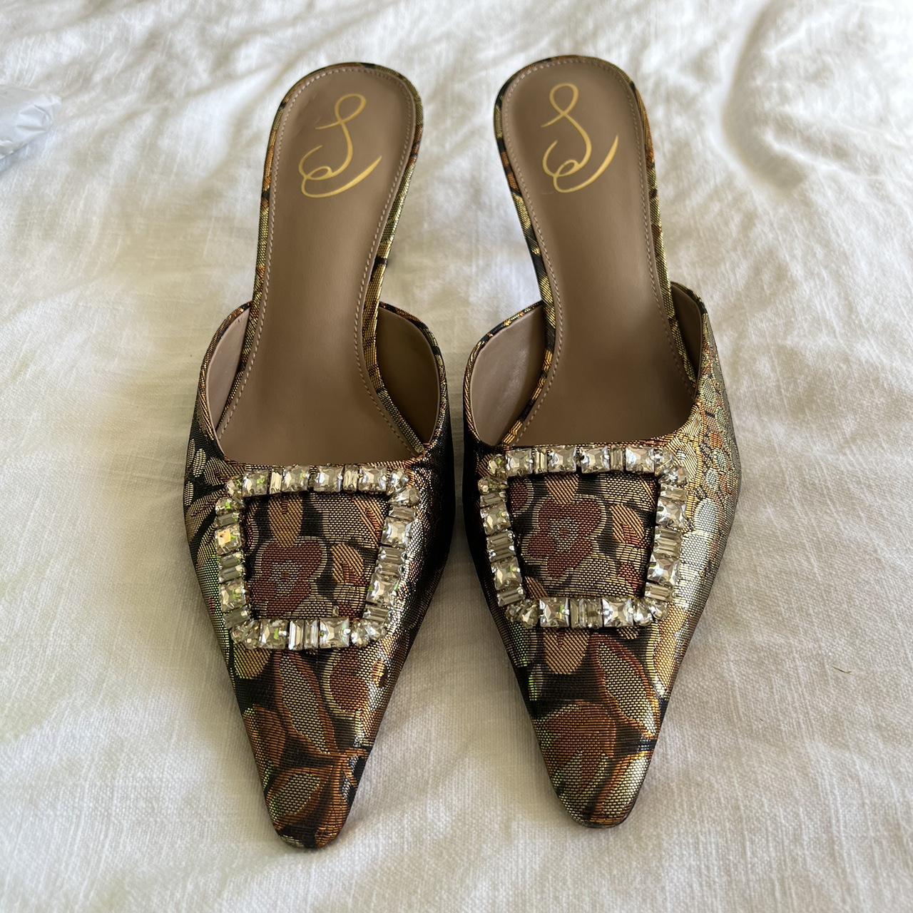 Sam Edelman Brit Kitten Heel Mule style heel Multi... - Depop