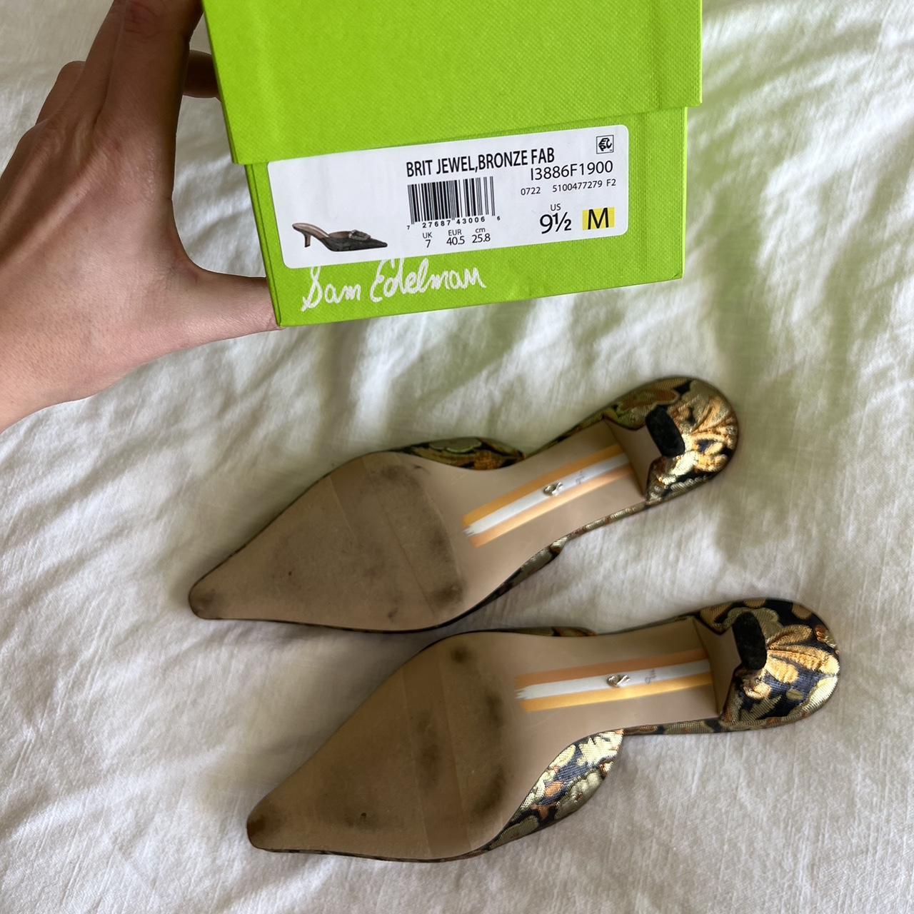 Sam Edelman Brit Kitten Heel Mule style heel Multi... - Depop