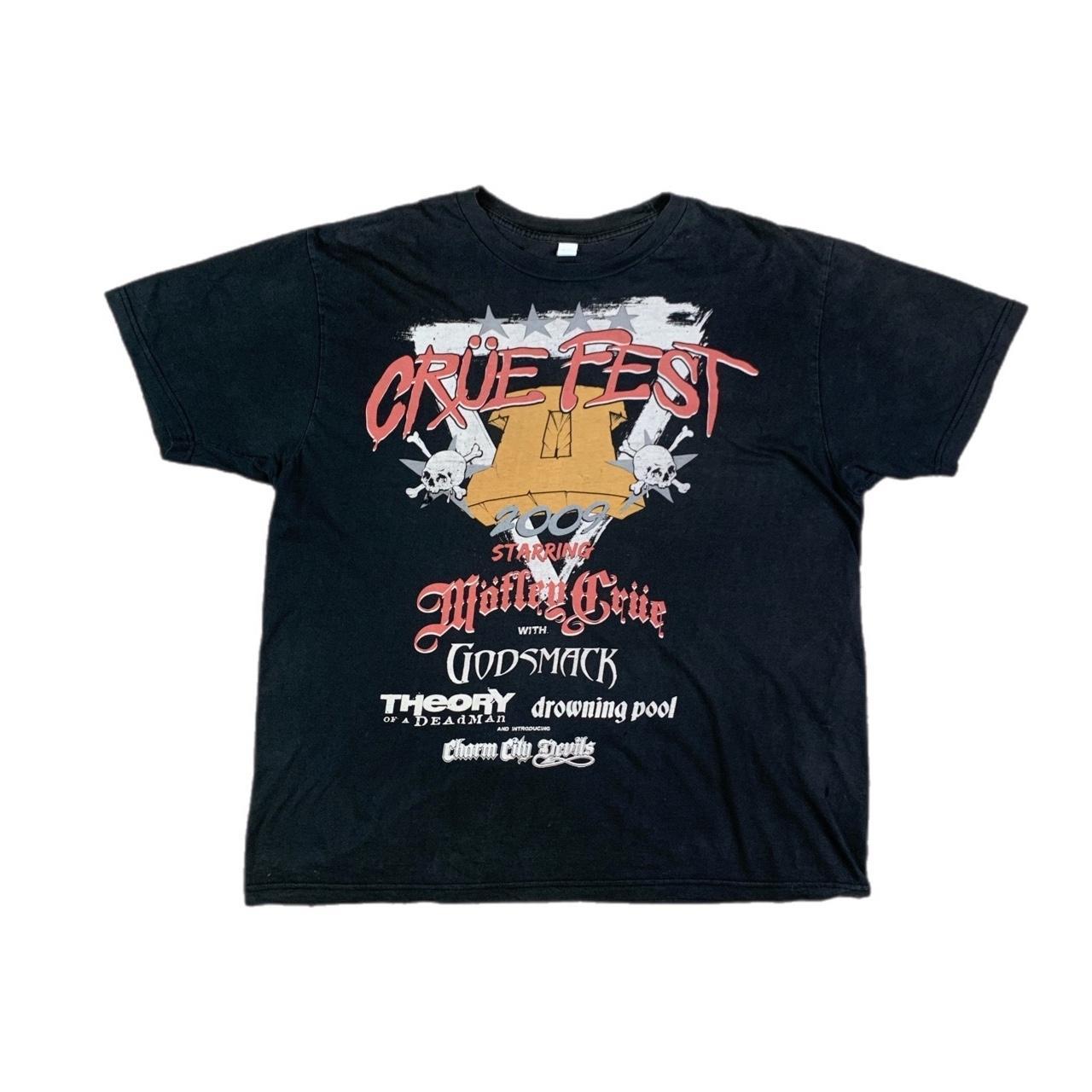 Vintage Y2K Motley Crue Crue Fest Band T Shirt ... - Depop