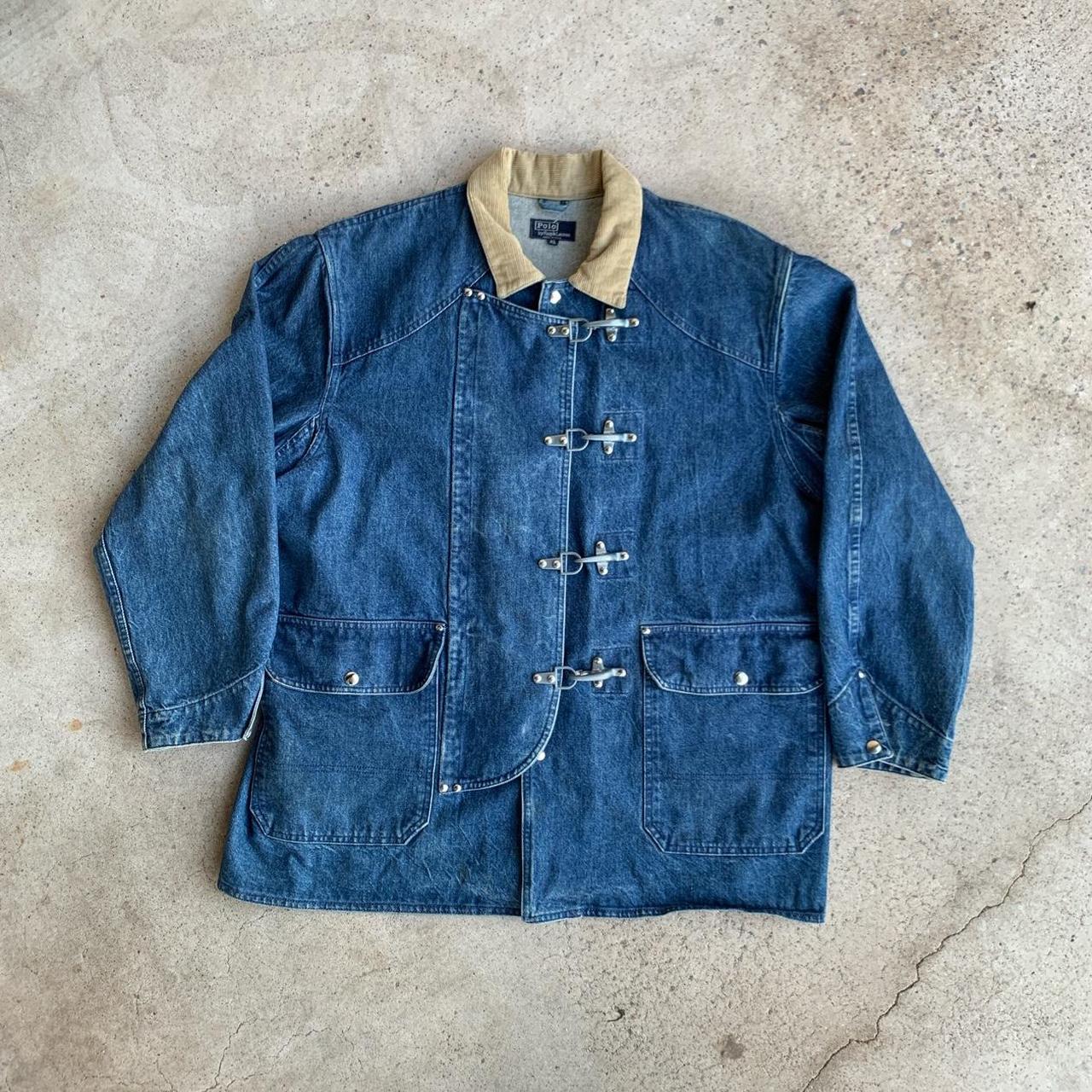 Polo Ralph Lauren Men's Blue Jacket | Depop