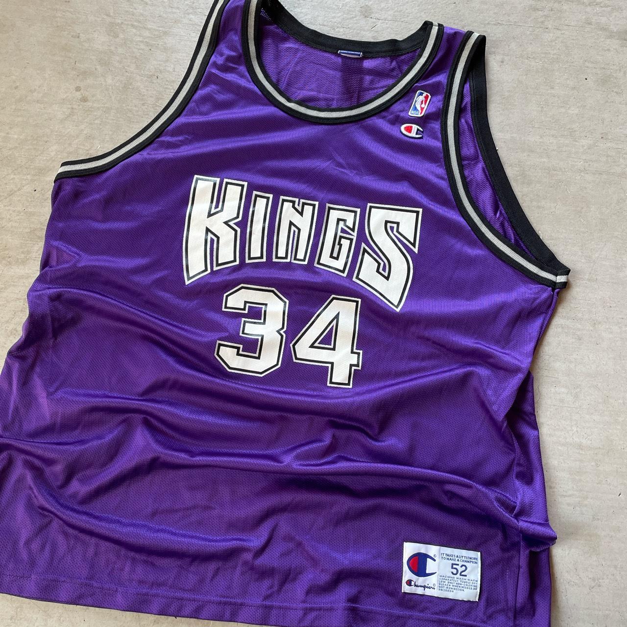 SACRAMENTO KINGS Corliss Williamson #34 Jersey “TheBigNasty” PURPLE Adult  MEN size small /youth XL RARE Vintage “LightTheBeam” “Playoffs” for Sale in  Sacramento, CA - OfferUp