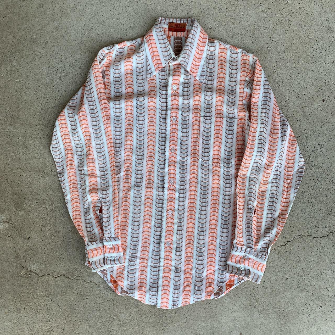 Vintage 70s Van Heusen Disco Button Up Shirt , Size...