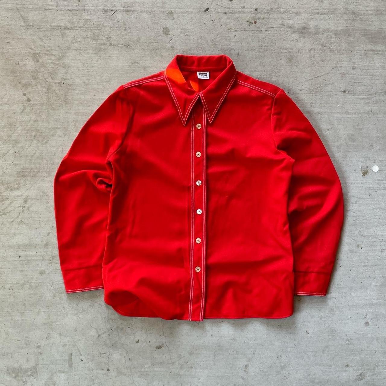 Vintage Men's Top - Red - M