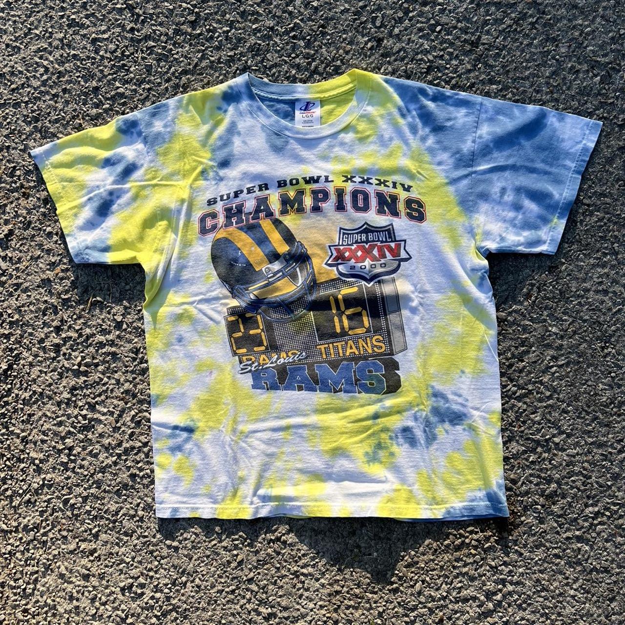 Los Angeles Rams Tie Dye Tee LA Rams tee in great - Depop