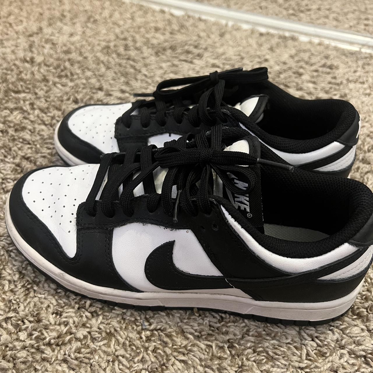 Nike Dunks Low Pandas Worn A Couple Times Womens Depop